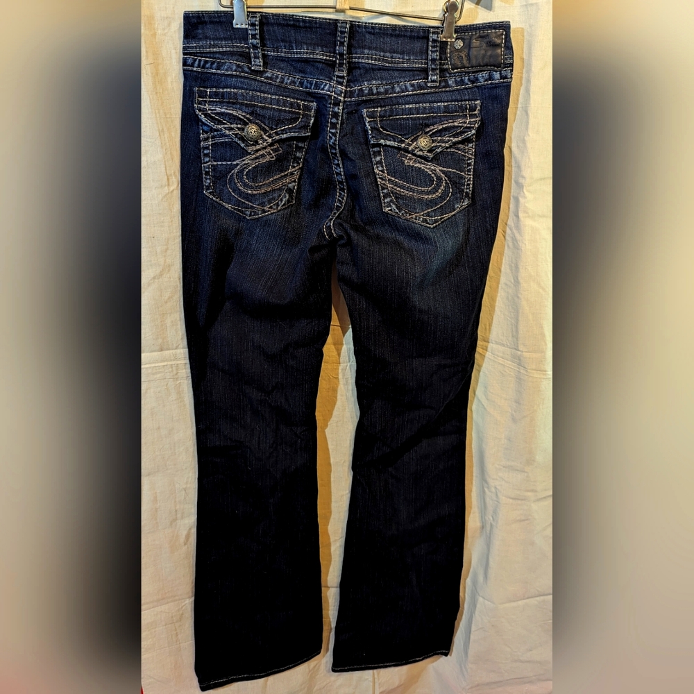 Silver Jeans SUKI SURPLUS dark wash size W32 34L